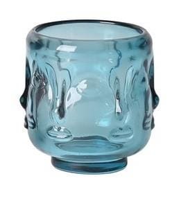 Windlicht Jacquard Blauw