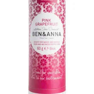 Ben & Anna Papertube Deodorant Pink Grapefruit – 60 gr – Natuurlijke frisheid zonder plastic