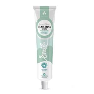 Ben & Anna Tandpasta Smile Whitening met Fluoride – 75 ml – Verzorgend & Verhelderend
