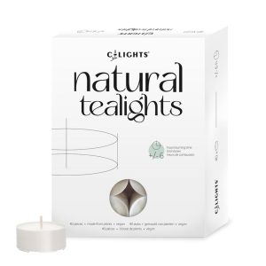 C-lights Natuurlijke Waxinelichtjes 40 stuks