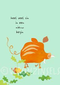 Dubbele kaart Heel Veel Zin