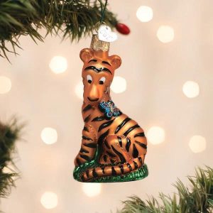 Kerstbal Tijgertje – Glazen ornament van Old World Christmas
