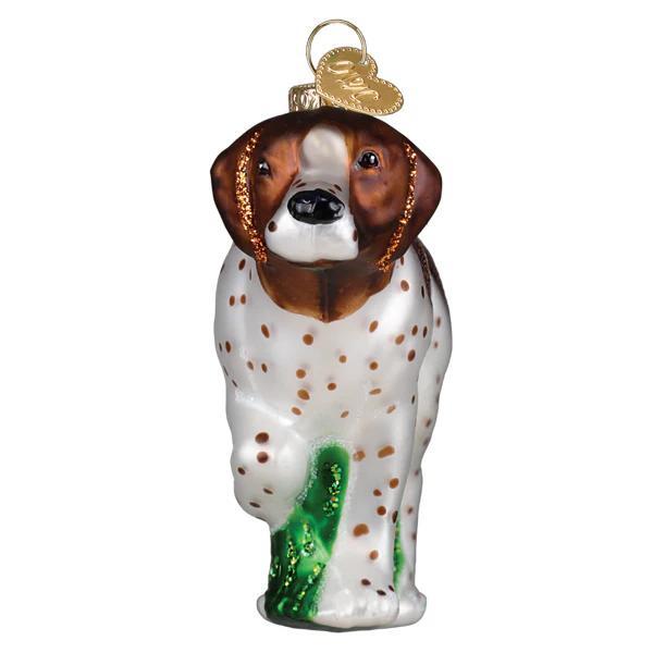 Kerstbal Duitse Staande Hond – Handgemaakt Glazen Ornament van Old World Christmas - Afbeelding 5