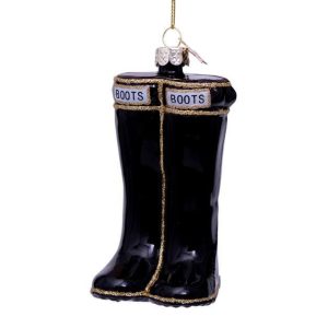 Kerstbal Laarzen Zwart