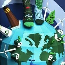 Many Mornings MisMatch Sokken Save the Planet 39-42 - Afbeelding 4