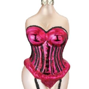 Kerstbal Corset Roze 2