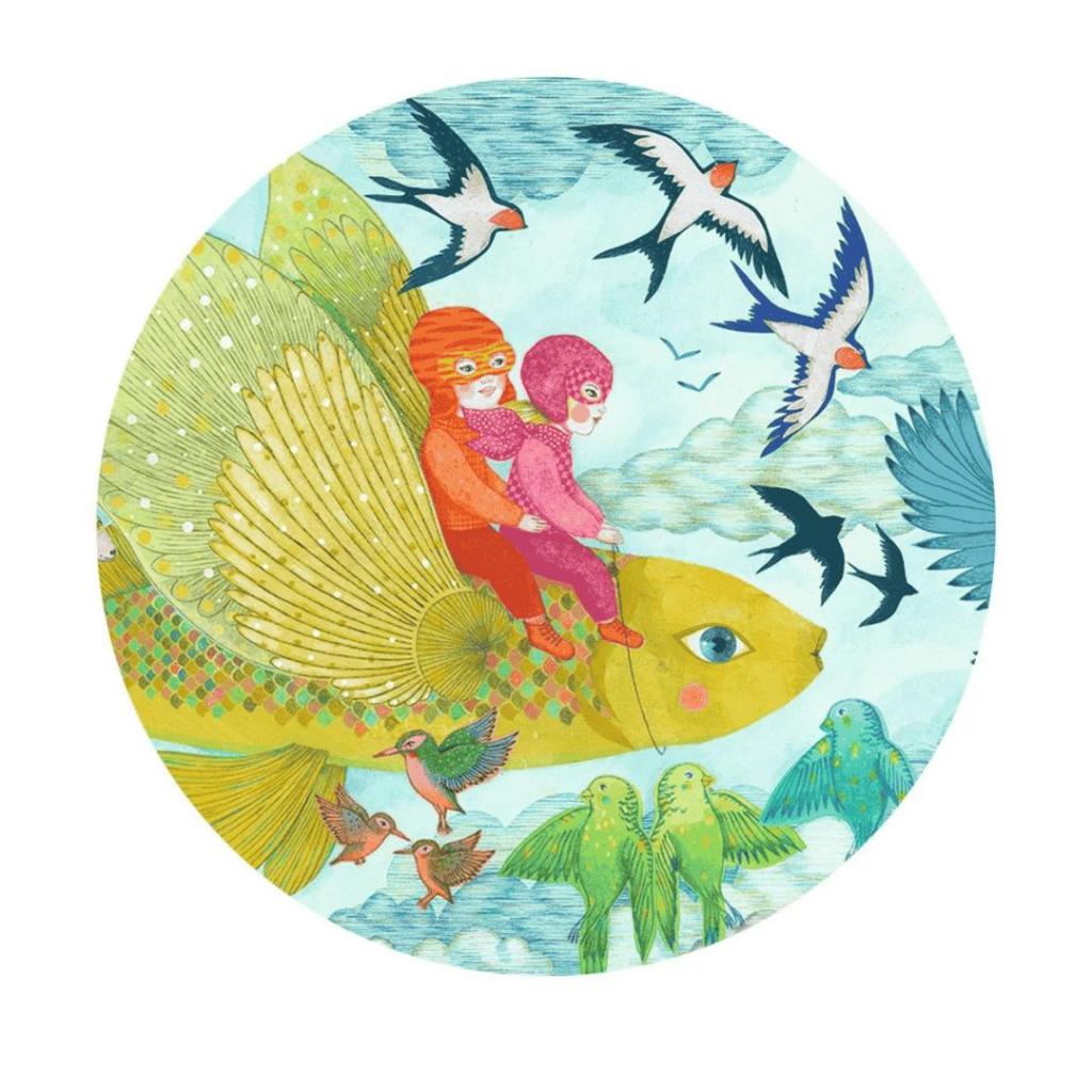 Djeco Gallery Puzzel After the Rain – 350 Stukjes Fantasierijke Panorama Puzzel - Afbeelding 4