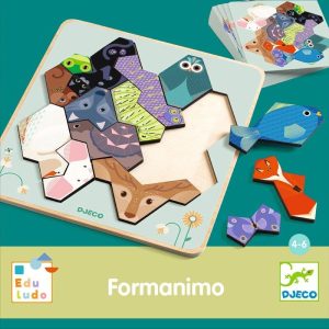 Formanimo – Educatief spel met vormen en dieren (4-7 jaar) van Djeco