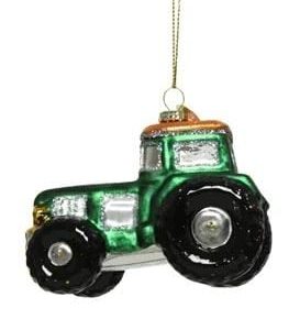 Kerstbal Tractor Groen