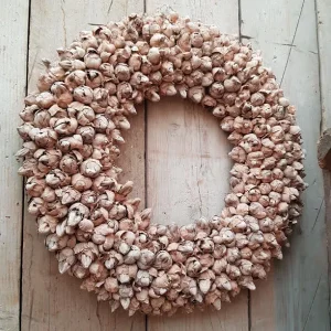 Coco fruit Krans 55 cm – Peach