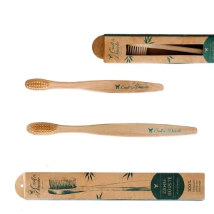 Croll & Denecke Duo Bamboe Tandenborstels – Volwassene + Kind