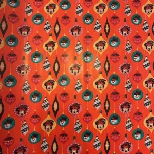Disney Inpakpapier – Retro Kerstballen