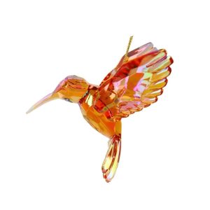 Kerstbal Kolibrie Lichtbruin