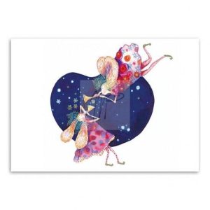 Dubbele kaart Musical Angels