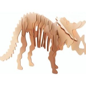 Houten 3D Triceratops Puzzel