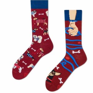 Many Mornings MisMatch Sokken Walkie Doggie 39-42