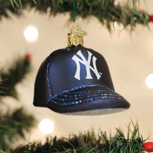 Kerstbal Yankees Baseball Pet – Glazen Ornament van Old World Christmas