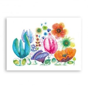 Dubbele kaart Summer Flowers