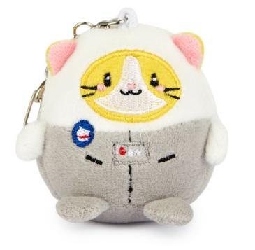 Sleutelhanger Knuffel Astronaut Kat – Zachte katten sleutelhanger van Balvi
