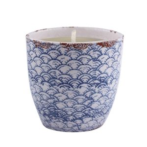 Cerabella Tuinkaars Citronella Lichtblauw M – 100% Sojawas – 20 uur brandtijd