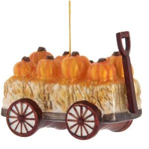 Kerstbal Kar met Pompoenen