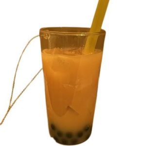 Kerstbal Bubble Tea