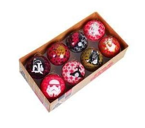 Set van 8 Onbreekbare Star Wars Kerstballen