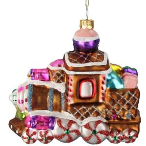 Kerstbal Snoep Trein