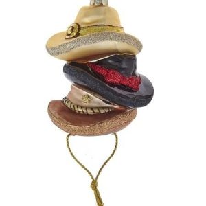 Kerstbal Stapel Cowboyhoeden