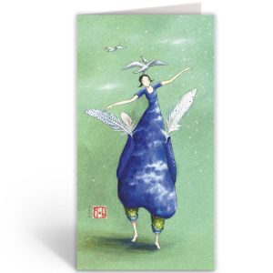 Dubbele Kaart – Elle Porte l’Air – Gaelle Boissonnard – Inclusief Enveloppe