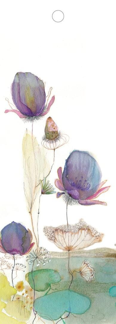 Geschenkkaartje Blue Flower Garden