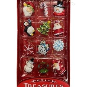 Set van 12 Mini Kerstballen Petite Treasures 2 1