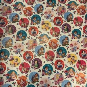 Disney Inpakpapier – Prinsessen Kerstballen