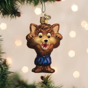 Kerstbal Weerwolf – Speels handgemaakt ornament van Old World Christmas