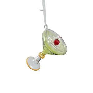 Kerstbal Cocktailglas – Martini Ornament van Kurt Adler