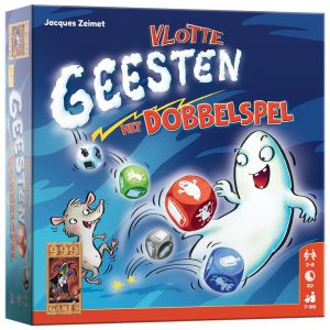 999 Games Vlotte Geesten: Het Dobbelspel – Reactiespel voor 2–8 spelers (7+)