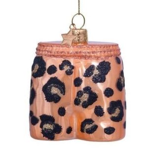 Kerstbal Boxershort Luipaard Print