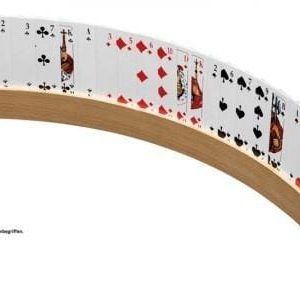 Kaarthouder hout 50cm