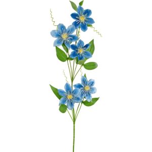 Kunst Clematis Blauw 72cm