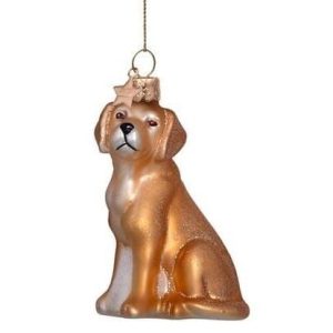 Kerstbal Labrador Blond