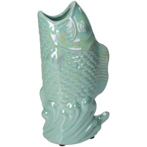 Vaas Vis Groen H28cm