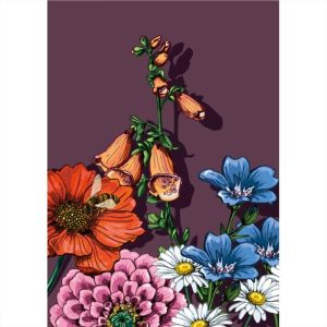 Ansichtkaart Talibo – Botanische Bloemenillustratie (illi)