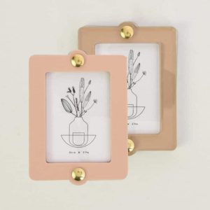 Omwisselbaar Fotolijstje Hangend Vierkant Nude/ Smoke S