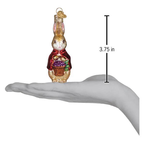 Kerstbal Flopsy met Mand – Glazen Ornament van Old World Christmas (ca. 10 cm) - Afbeelding 6