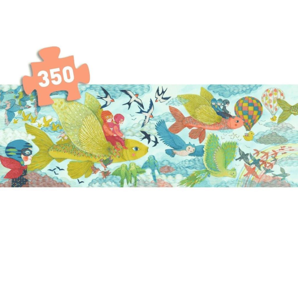 Djeco Gallery Puzzel After the Rain – 350 Stukjes Fantasierijke Panorama Puzzel - Afbeelding 3