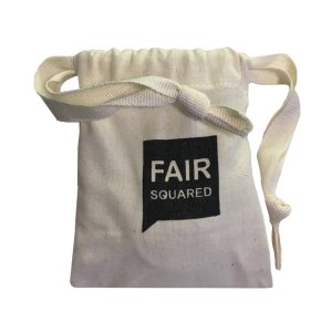 Fair Squared Katoenen Bewaarzakje - Zeepzakje
