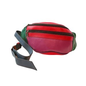 Rania 3 Fairtrade Leren Fanny Pack / Heuptas