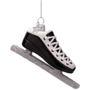 Kerstbal Noren Schaats – Glazen ornament van Vondels (5 cm)