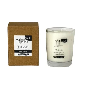 Yours Naturally – Votief Geurkaars Witte Jasmijn