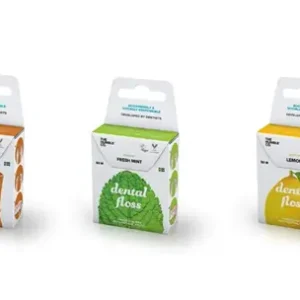 The Humble Co. – Flosdraad 50 m – Kaneel, Citroen of Mint – Vegan & plasticvrij